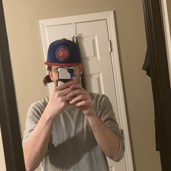 Vintage Detroit Pistons New Era Hat - Picture 2 of 5